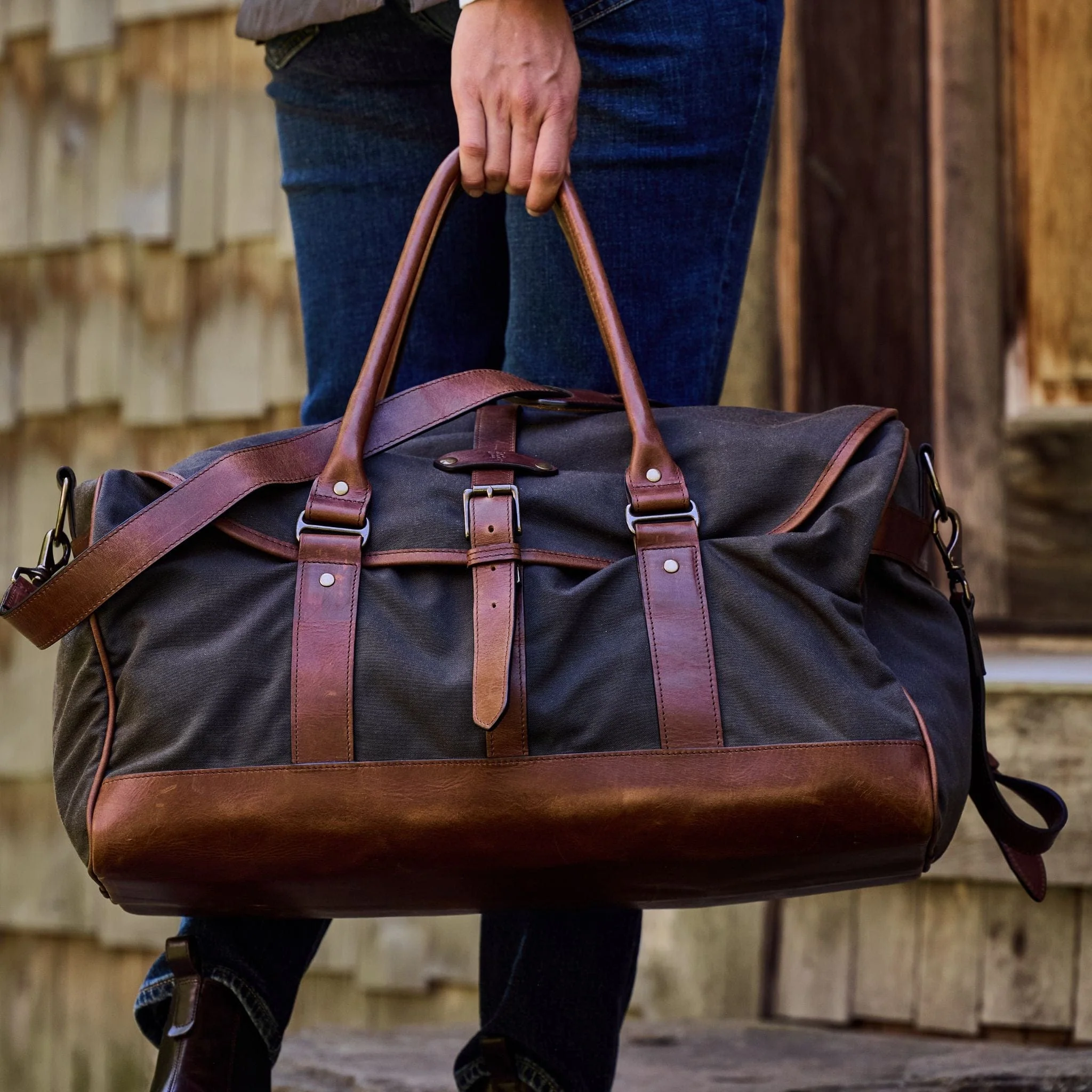 Canvas Weekender Duffel Bag - Image 15
