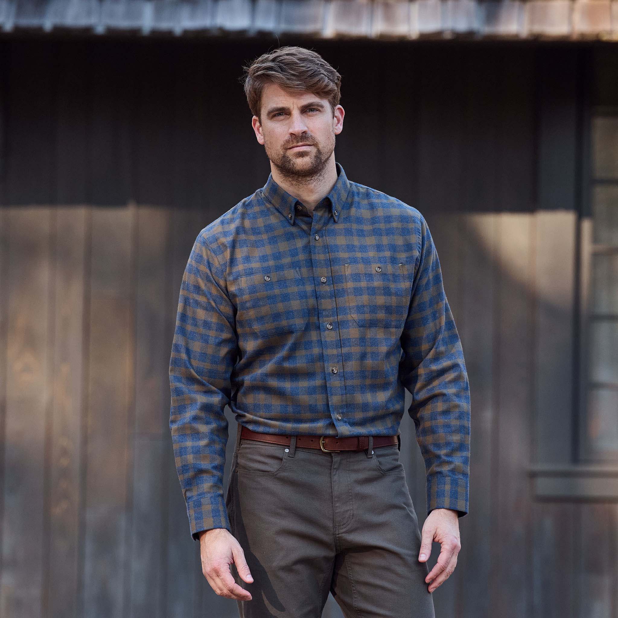 Dixon Brushed Cotton Twill Shirt - Image 27