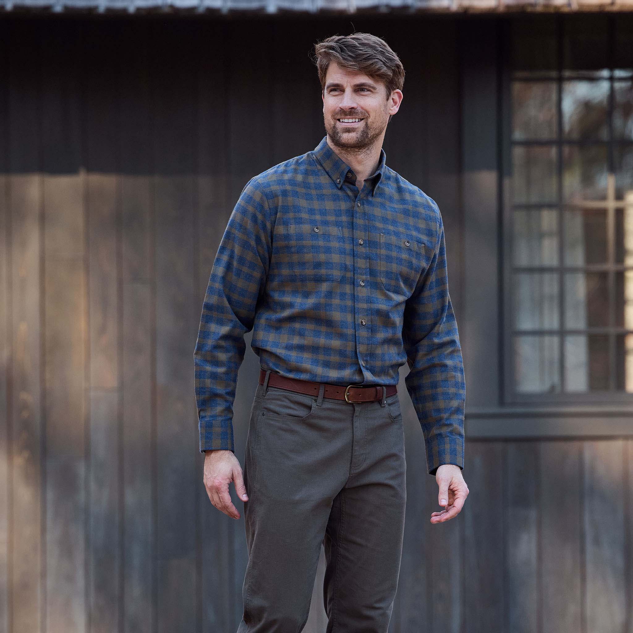 Dixon Brushed Cotton Twill Shirt - Image 28