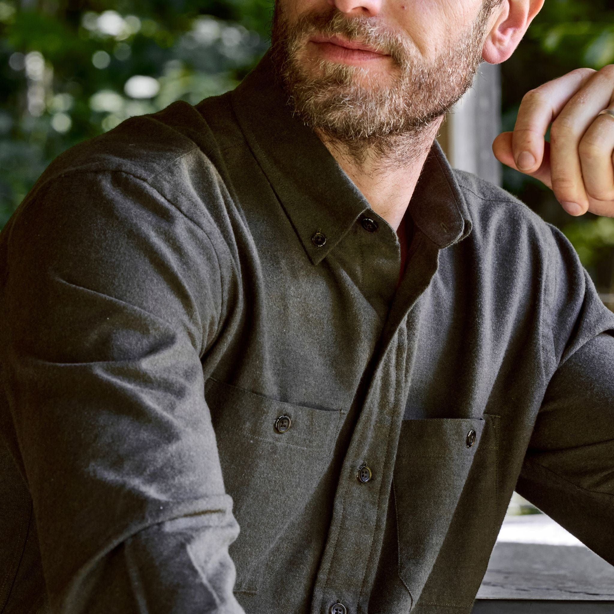 Dixon Brushed Cotton Twill Shirt - Image 45