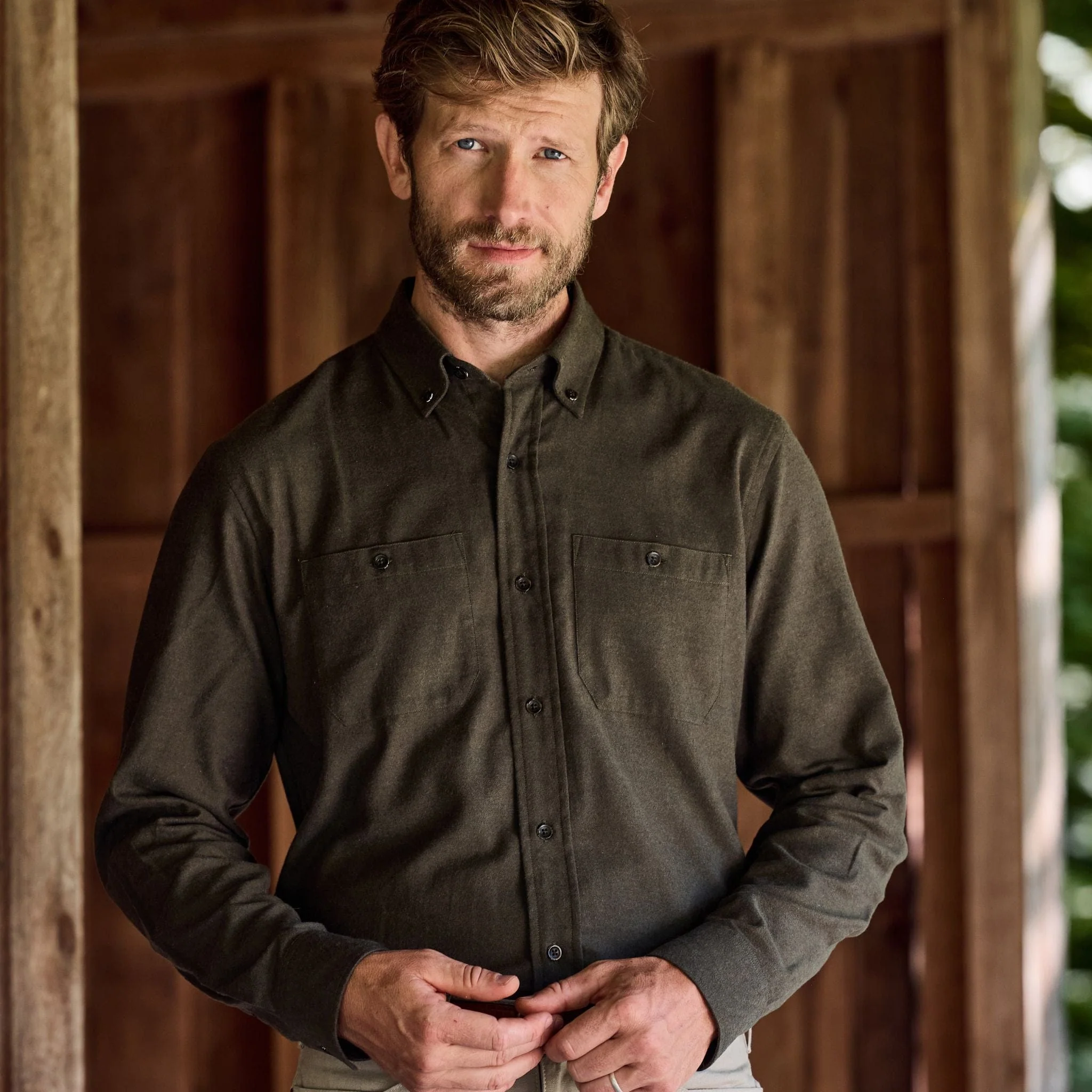 Dixon Brushed Cotton Twill Shirt - Image 72