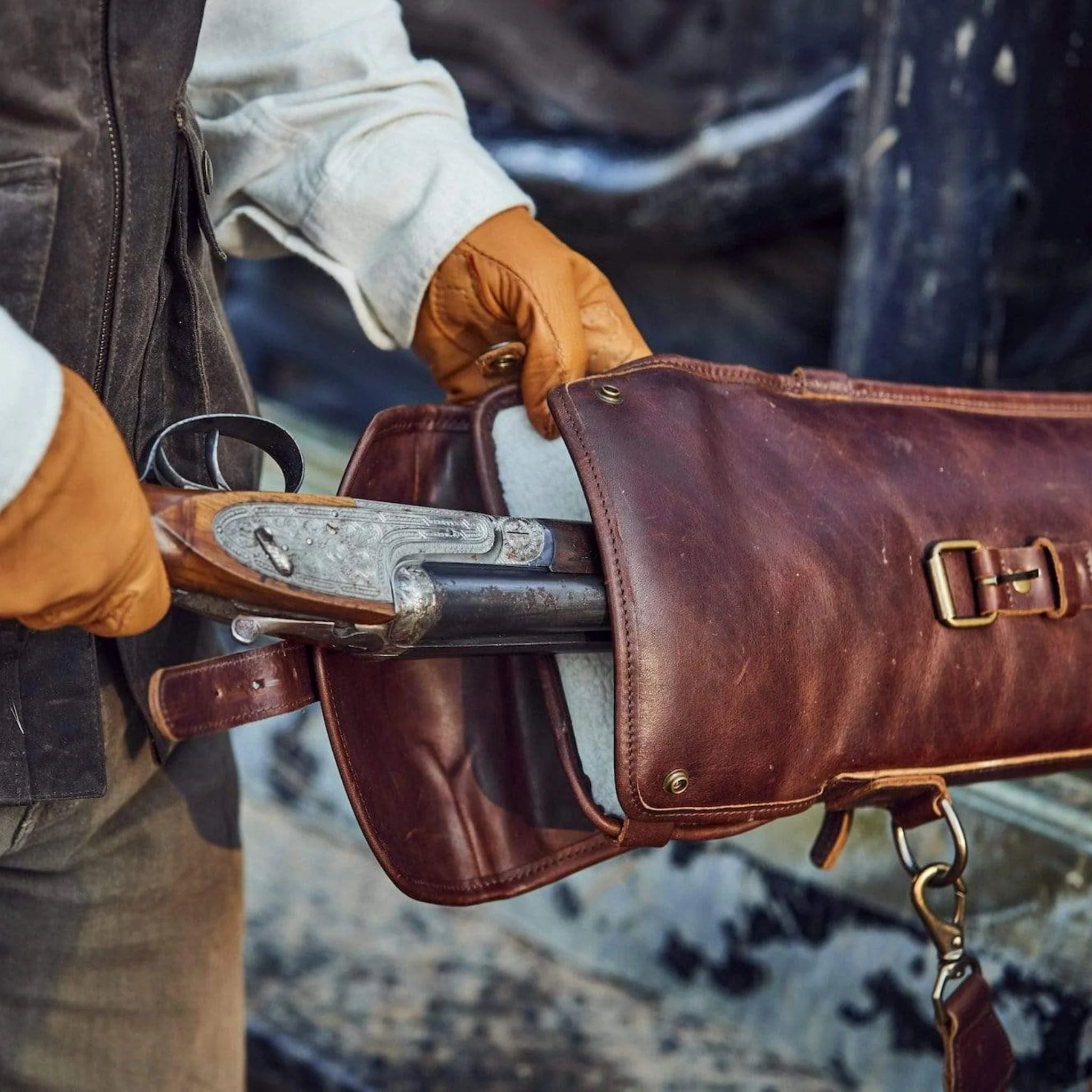 Leather Gun Sleeve - Image 5