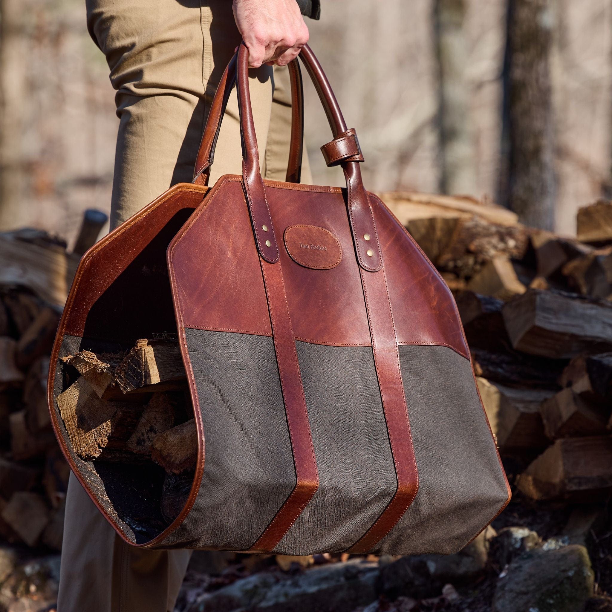 Canvas Log Carrier - Image 3