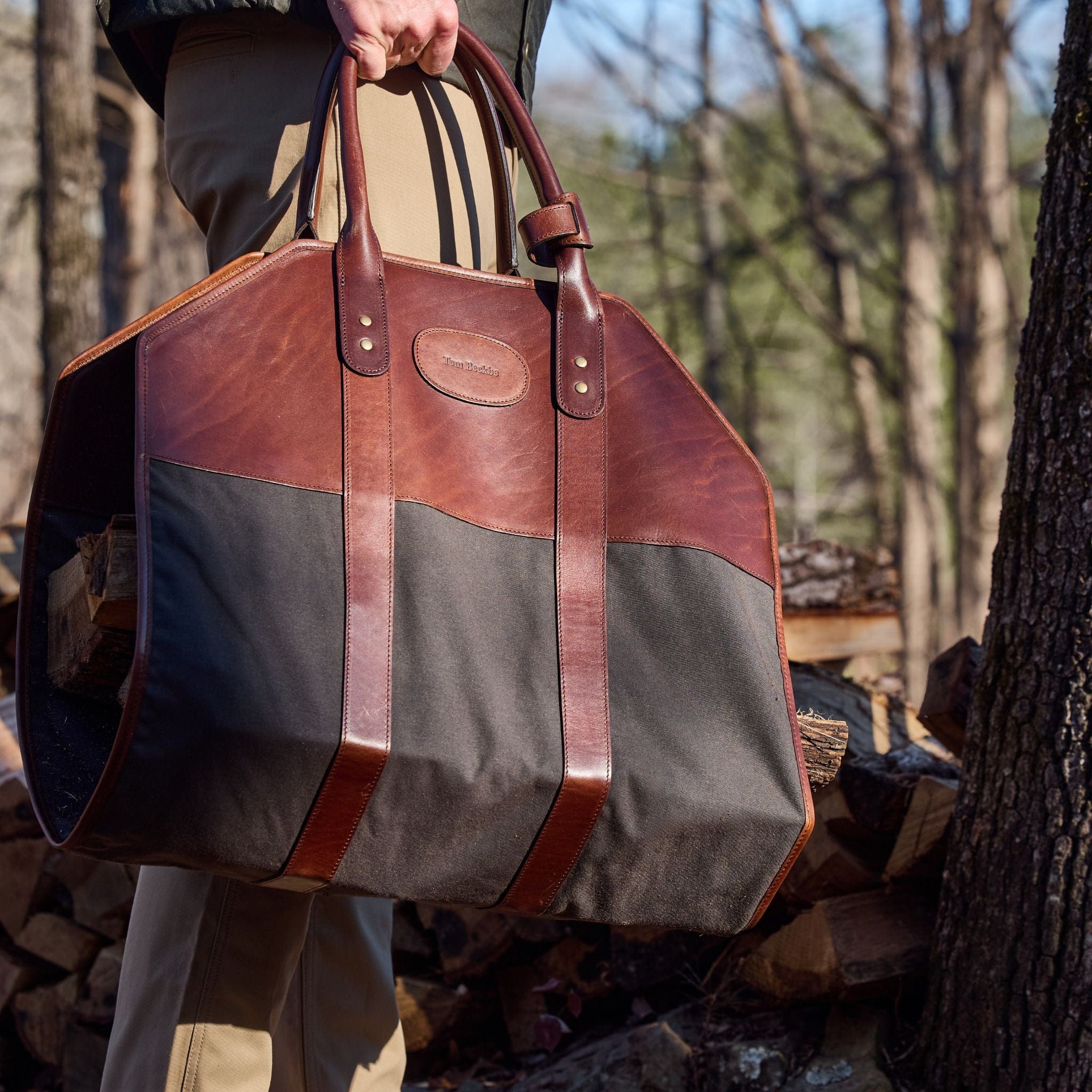 Canvas Log Carrier - Image 4