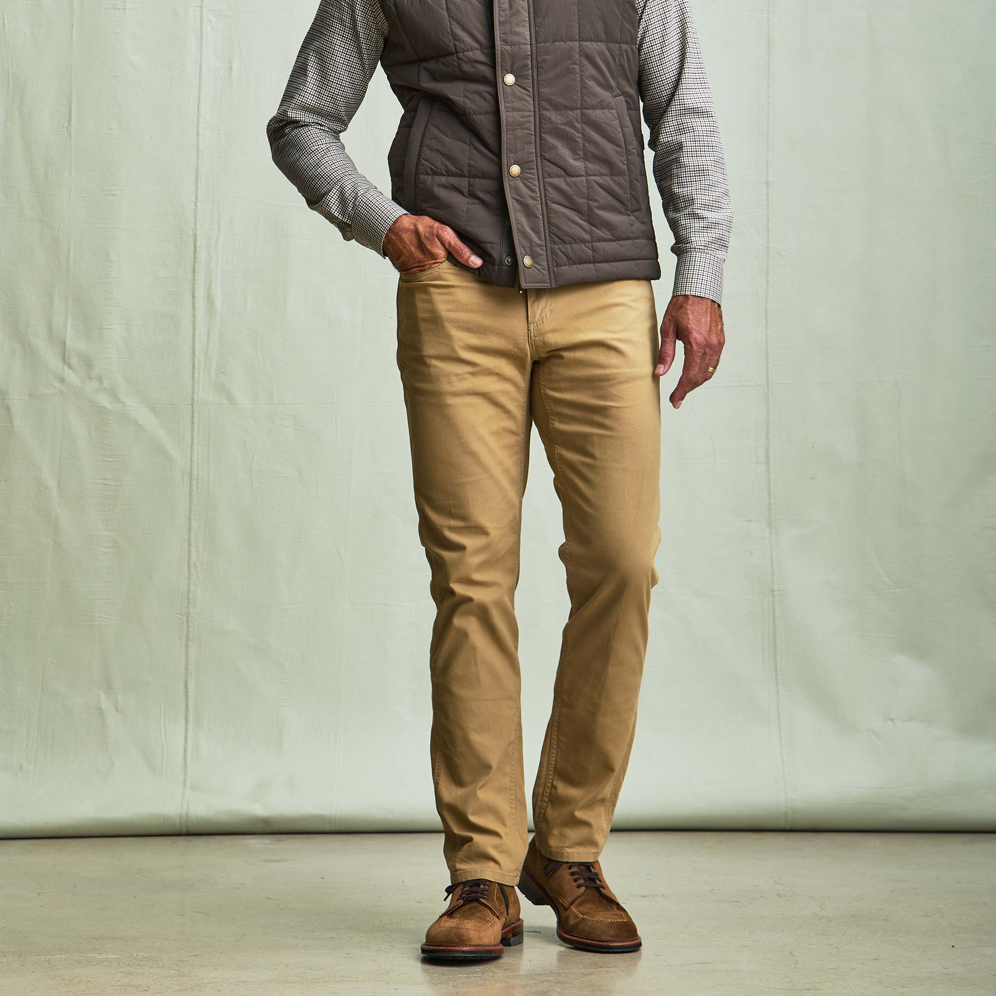 Reid Straight Leg Cotton Chino Pant - Image 9