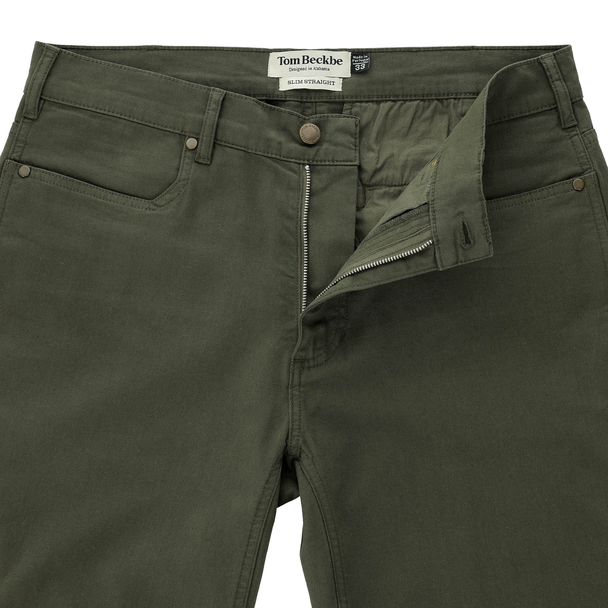 Reid Slim-Straight Leg Cotton Chino Pant - Image 5