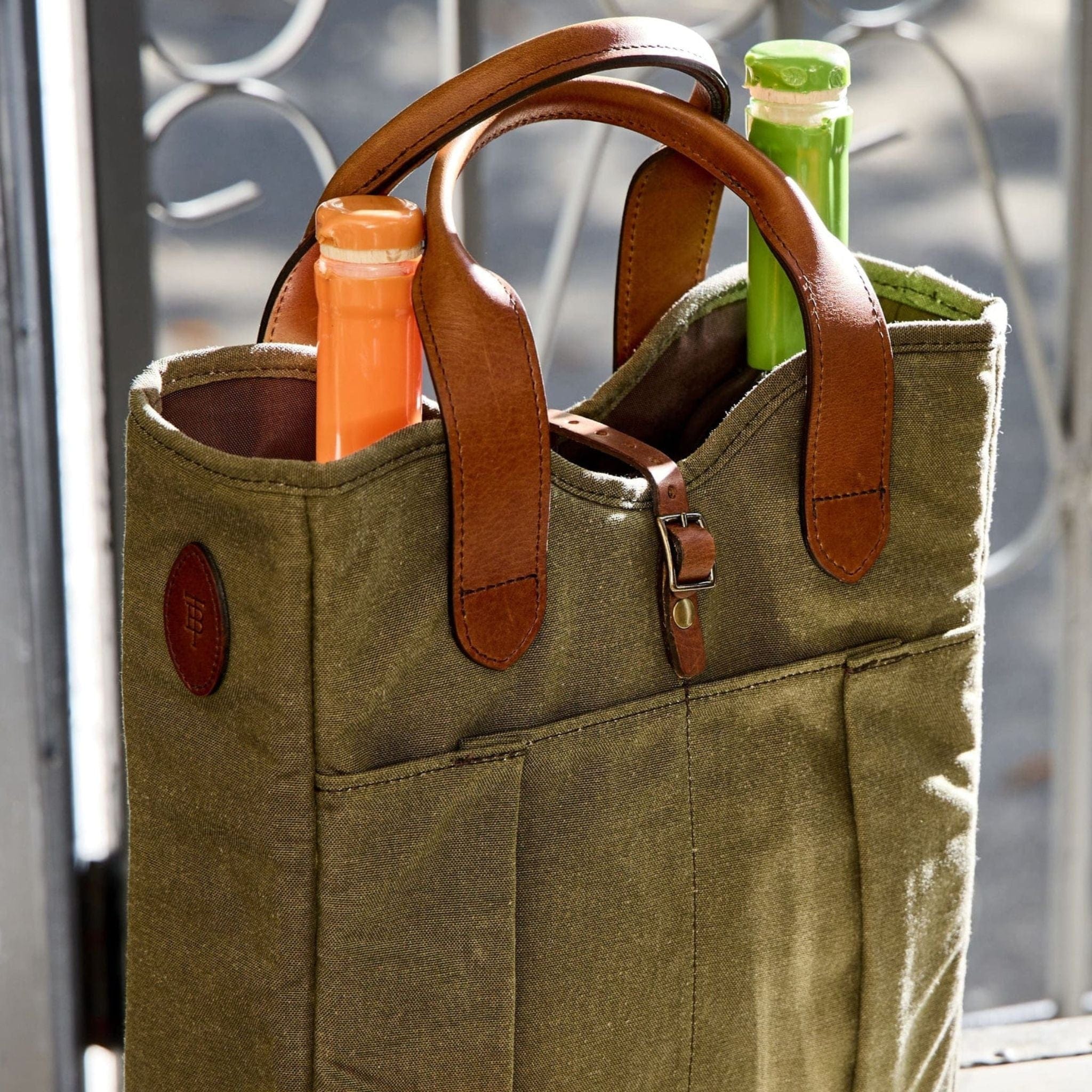 Canvas Whiskey Tote - Image 7